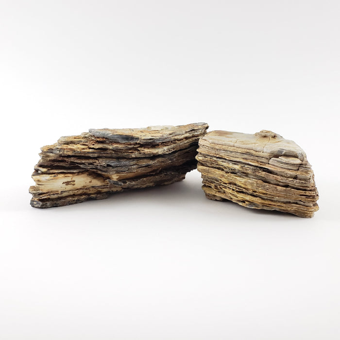 Pagoda Crema Textured Stone - 44 Lbs box of SMALL size stones rock and stone Lifegard Aquatics