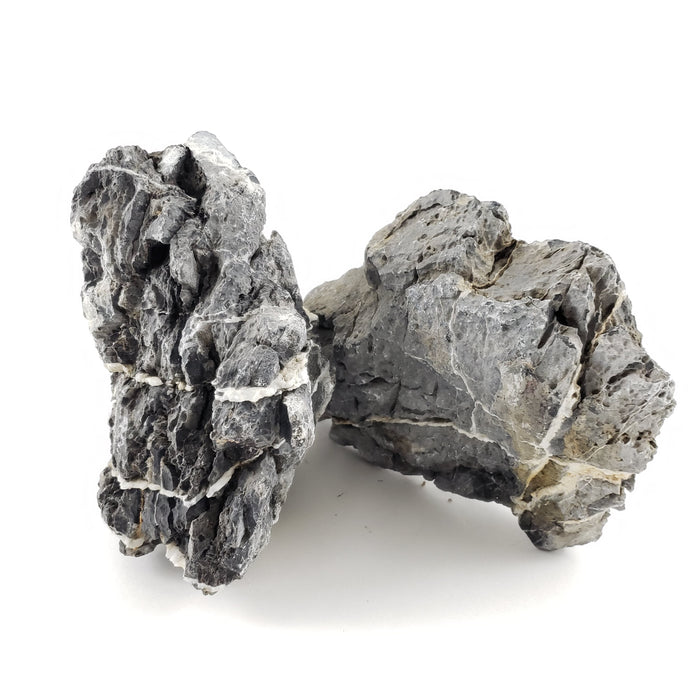 Seiryu Aquascaping Stones 44 Lbs. Case of Medium 5" to 8" Size Stones rock and stone Lifegard Aquatics