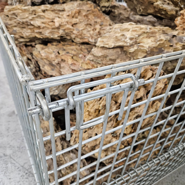 Steel Cage of Dragon Rock Large 9" to 15" Approx. 385 Lbs rock and stone Lifegard Aquatics