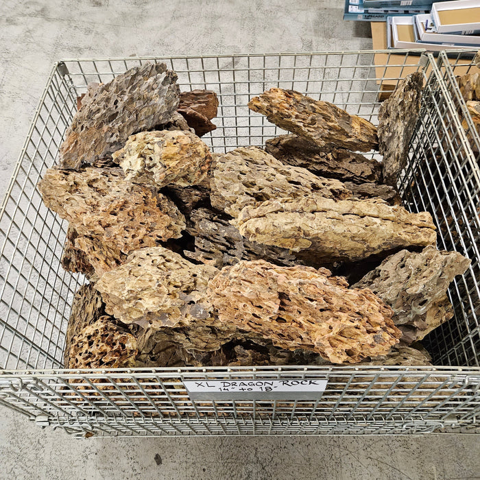 Steel Cage of Dragon Rock Large 9" to 15" Approx. 385 Lbs rock and stone Lifegard Aquatics
