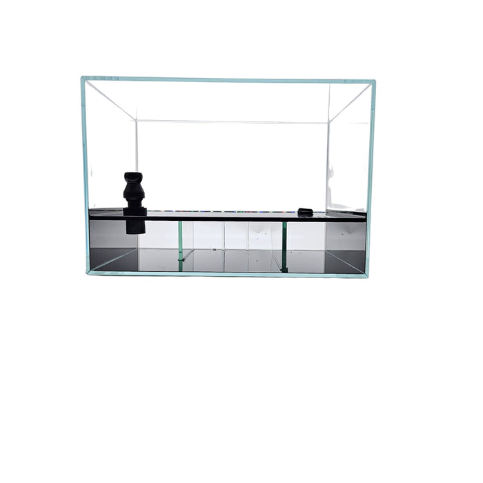 4 Gallon Ultra Low Iron CRYSTAL Aquarium with Built in Back Filter Aquarium Lifegard Aquatics