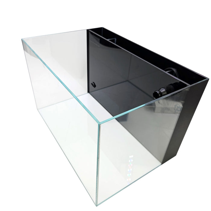 10 Gallon Ultra Low Iron CRYSTAL Aquarium with Built in Back Filter Aquarium Lifegard Aquatics
