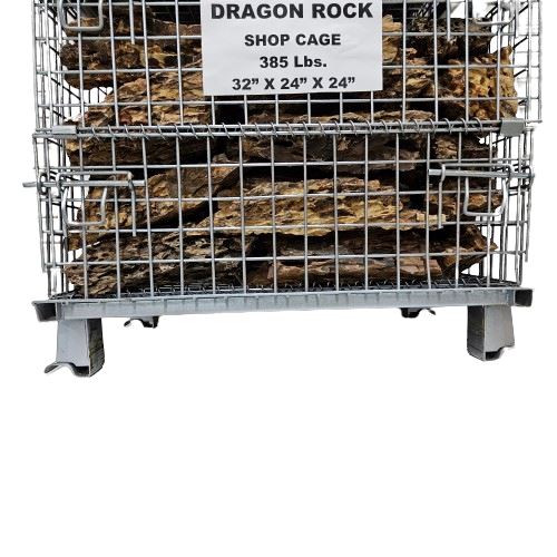Steel Cage of Dragon Rock Large 9" to 15" Approx. 385 Lbs rock and stone Lifegard Aquatics