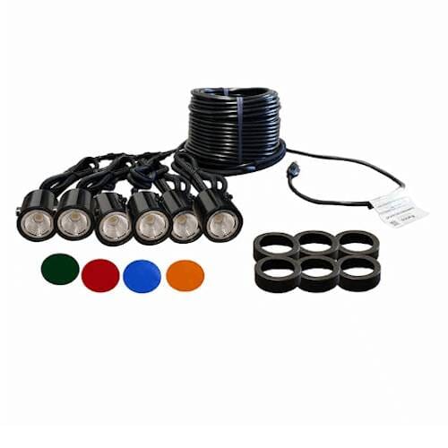 Kasco LED Composite Lighting for 2 - 5 HP Fountains (6 Fixtures) Fountains KASCO