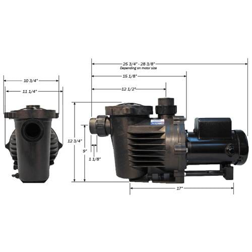 PerformancePro 1/2 HP Artesian2 High Flow Pump 7,200 GPH All External Pumps PERFORMANCEPRO