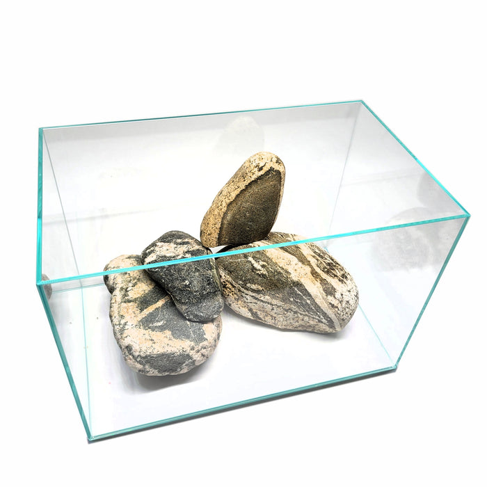 Brookstone Hardscape 44 Lbs. Box Medium Size Stones 5" to 7" rock and stone Lifegard Aquatics