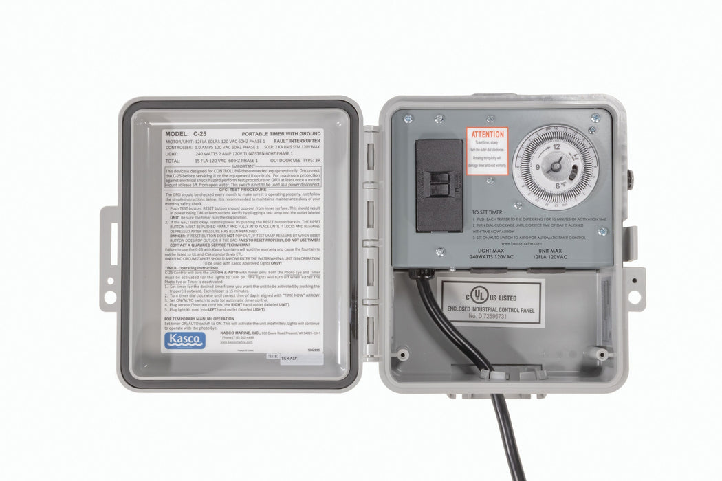 Kasco C-25 Control Panel For Fountains, Circulators & Surface Aerators Kasco KASCO