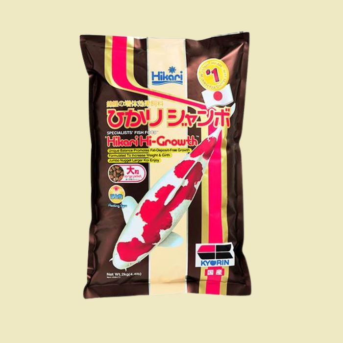Hikari Hi-Growth Koi Food - Floating, Large Pellets, 4.4 lbs. Fish Supplies Hikari