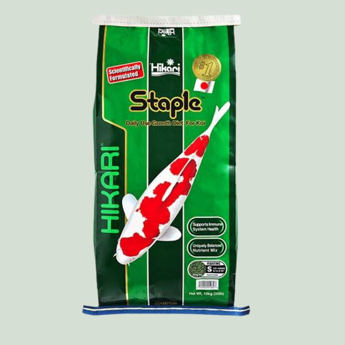 Hikari Staple Koi Food - Floating, Small Pellets, 22 lbs. Fish Supplies Hikari