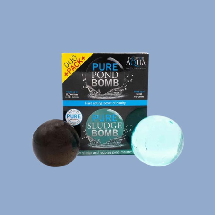 Evolution Aqua Pond Bomb & Sludge Bomb Duo Pack Treatments EVOLUTION AQUA