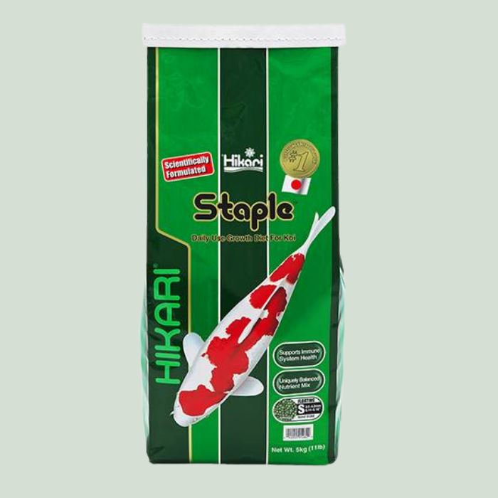 Hikari Staple Koi Food - Floating, Small Pellets, 11 lbs. Fish Supplies Hikari