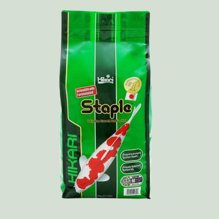 Hikari Staple Koi Food - Floating, Medium Pellets, 4.4 lbs. Fish Supplies Hikari