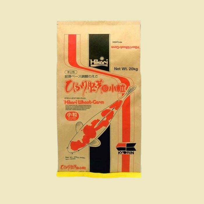 Hikari Wheat-Germ Koi Food - Floating, Small Pellets, 44 lbs. Fish Supplies Hikari