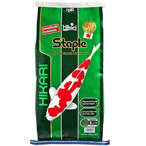 Hikari Staple Koi Food - Floating, Small Pellets, 22 lbs. Fish Supplies Hikari