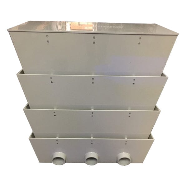 Sea Side Aquatics Medium 38" Bakki Shower w/ (3) 4" Outlets Sea Side Aquatics Sea Side Aquatic