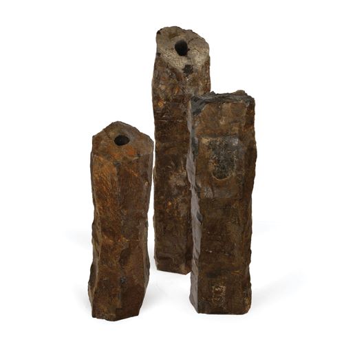 Atlantic 3 Piece Natural Basalt Columns - 24", 30", 36" Decorative Water Features ATLANTIC