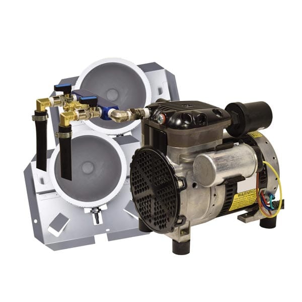 EasyPro Lake & Pond Aeration Systems Aeration EasyPro EasyPro Rocking Piston Pond Aeration System - 1/4 HP Kit w/2 Diffusers and No Tubing