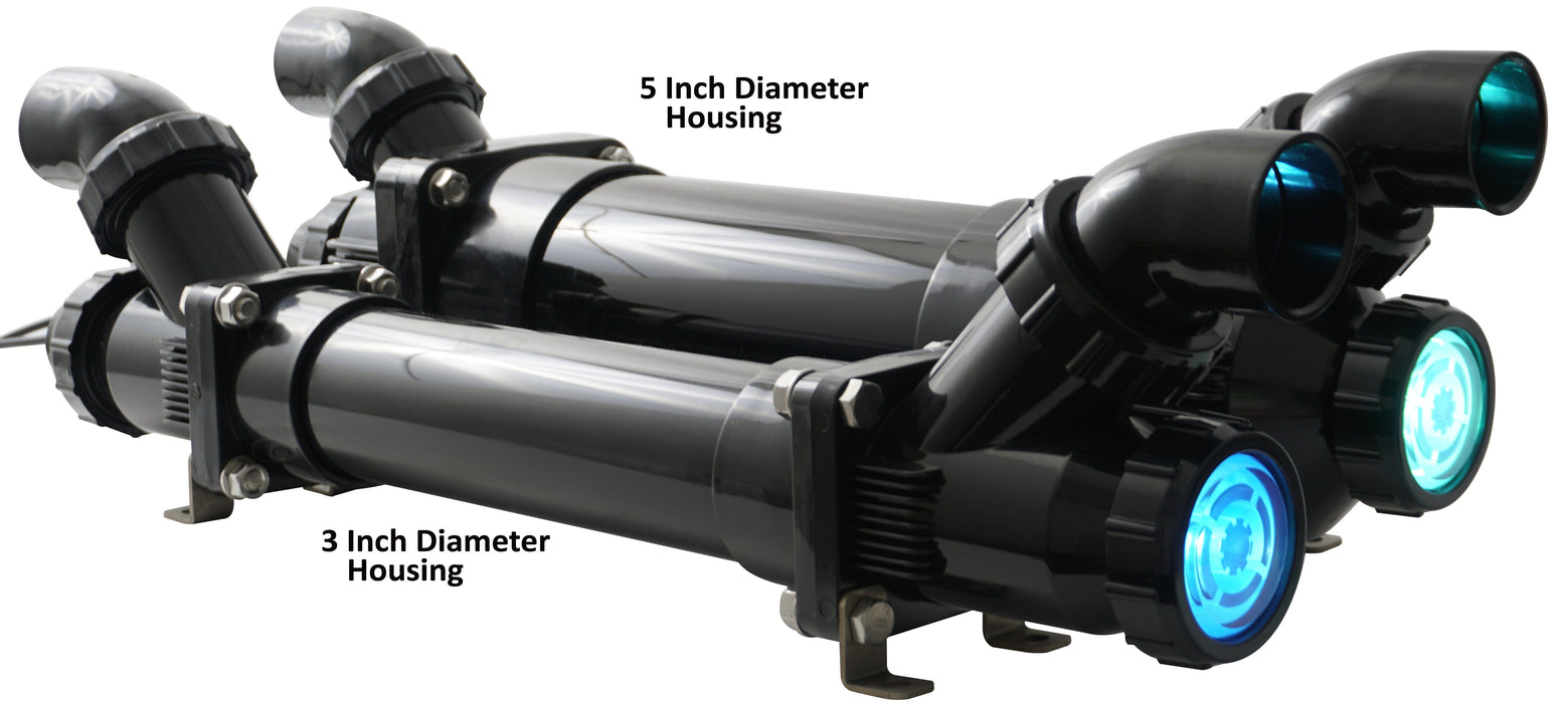 Lifegard Pro-MAX High Output Amalgam Germicidal UV - 120 Watts in 3" Diameter Housing Pool & Spa Filters Lifegard Aquatics
