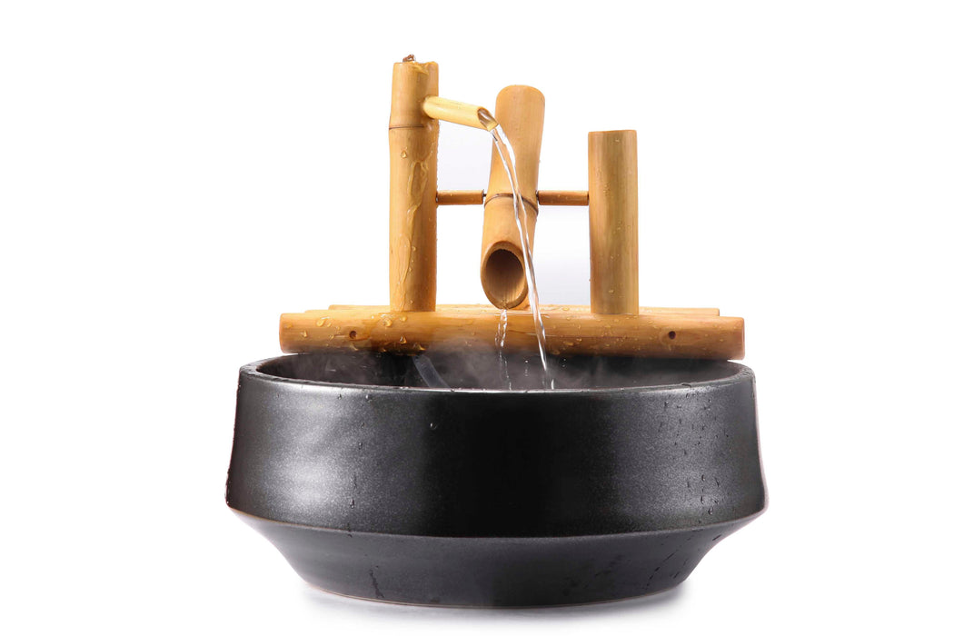 18" Bamboo Rocking Fountain and Quiet One 100 Pump Fountains & Ponds Lifegard Aquatics