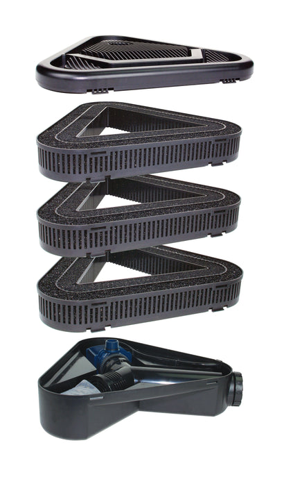 TRIO POND FILTER KIT, includes Quiet One 4000 Pump Pool, Fountain & Pond Pumps Lifegard Aquatics