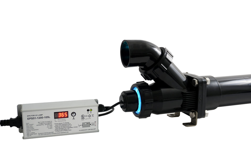 Lifegard Pro-MAX High Output Amalgam Germicidal UV - 120 Watts in 3" Diameter Housing Pool & Spa Filters Lifegard Aquatics