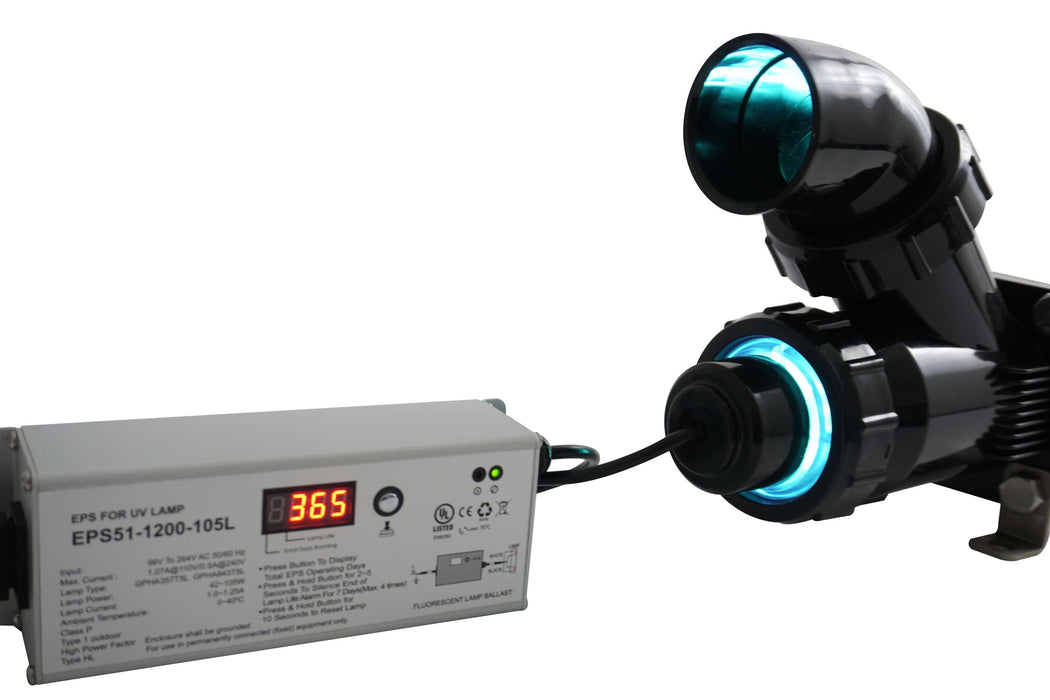 Lifegard Pro-MAX High Output Amalgam Germicidal UV - 120 Watts in 3" Diameter Housing Pool & Spa Filters Lifegard Aquatics