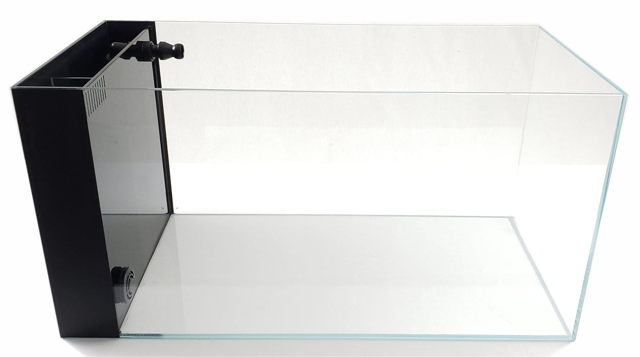 CRYSTAL Low Iron Ultra Clear Aquarium with Built in Side Filter (7.43 gallons, 17.72" x 9.84" x 9.84") Aquarium Lifegard Aquatics