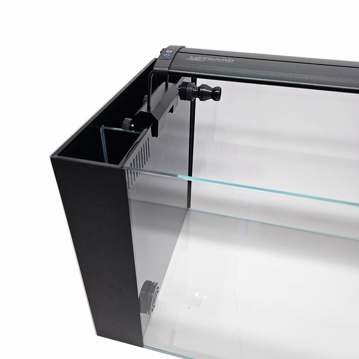 14 Gallon Ultra Low Iron Glass CRYSTAL Aquarium with Built in Side Filter Aquarium Lifegard Aquatics