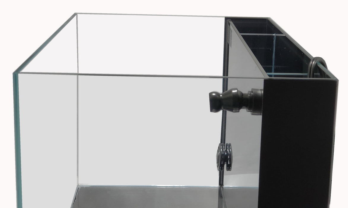 10 Gallon Ultra Low Iron CRYSTAL Aquarium with Built in Back Filter Aquarium Lifegard Aquatics