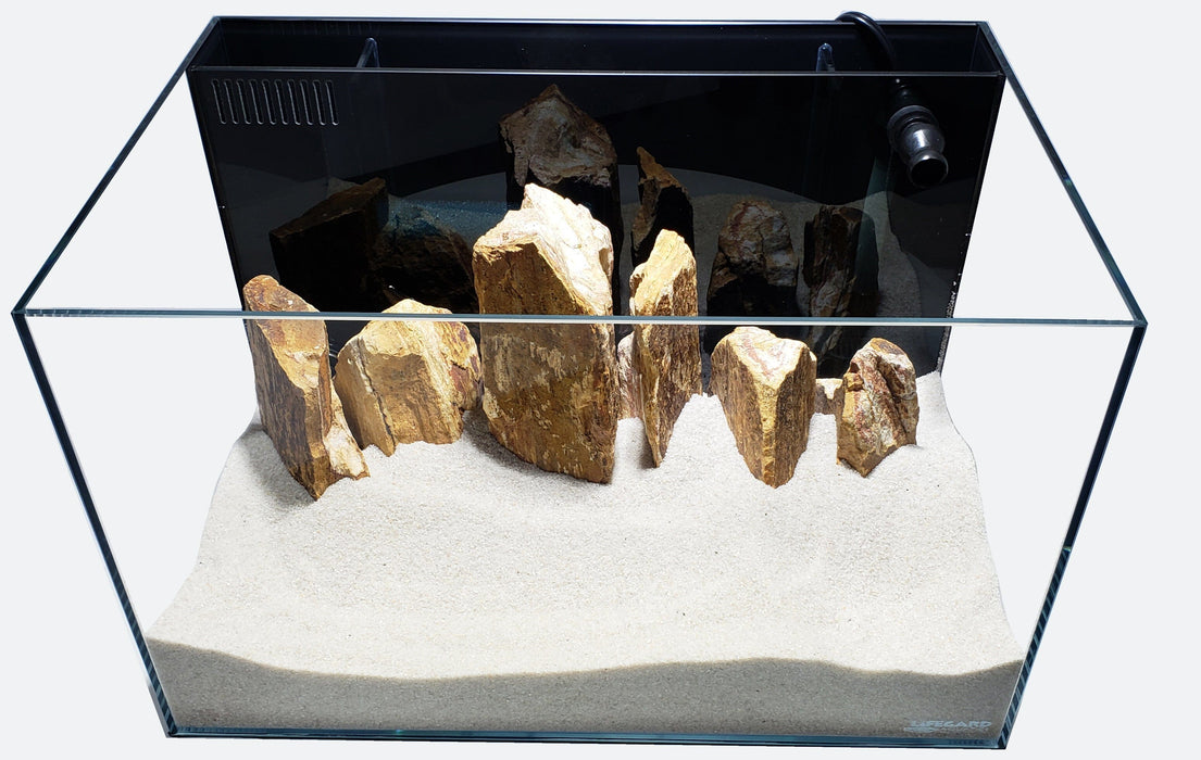 10 Gallon Ultra Low Iron CRYSTAL Aquarium with Built in Back Filter Aquarium Lifegard Aquatics