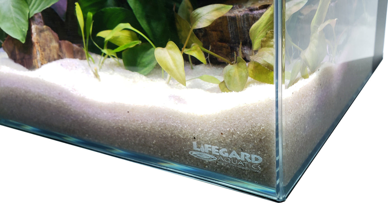 CRYSTAL Rimless Low Iron Ultra Clear Aquarium 8mm (40 gallons, 29.53" x 17.72" x 17.72") Aquarium Lifegard Aquatics