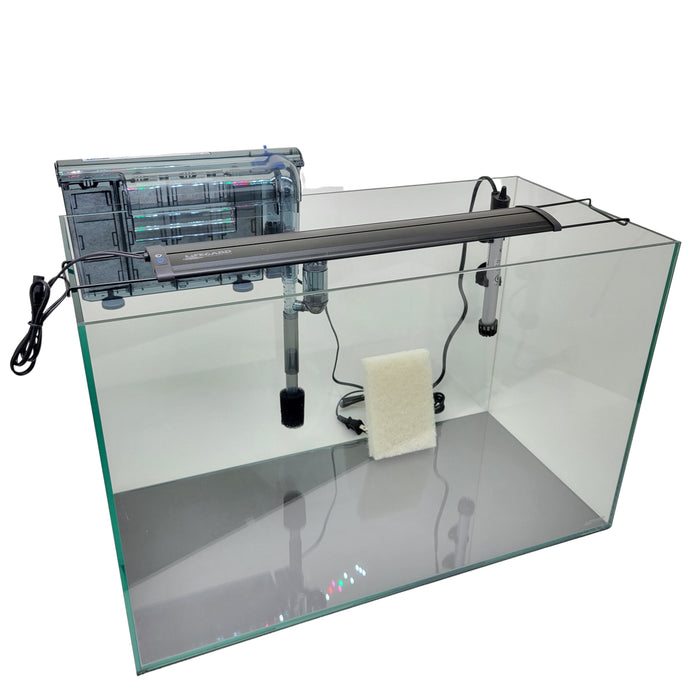 20 Gallon Rimless Clear Glass Aquarium 6mm Kit (24.40"x12.20"x15.74") Fish Supplies Lifegard Aquatics