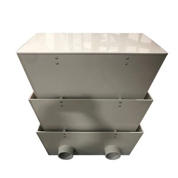 Sea Side Aquatics Small 28" Bakki Shower w/ (2) 4" Outlets Sea Side Aquatics Sea Side Aquatic