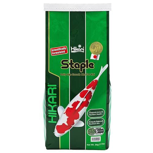 Hikari Staple Koi Food - Floating, Small Pellets, 11 lbs. Fish Supplies Hikari