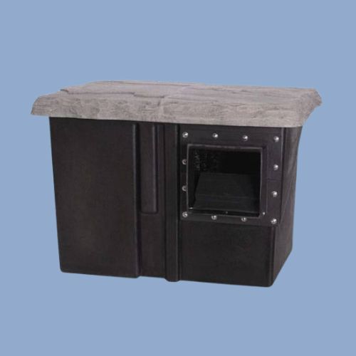 EasyPro Pro-Series 6,000 Gallons Small Skimmer w/ Filter Brushes Skimmers for Ponds EasyPro Pond