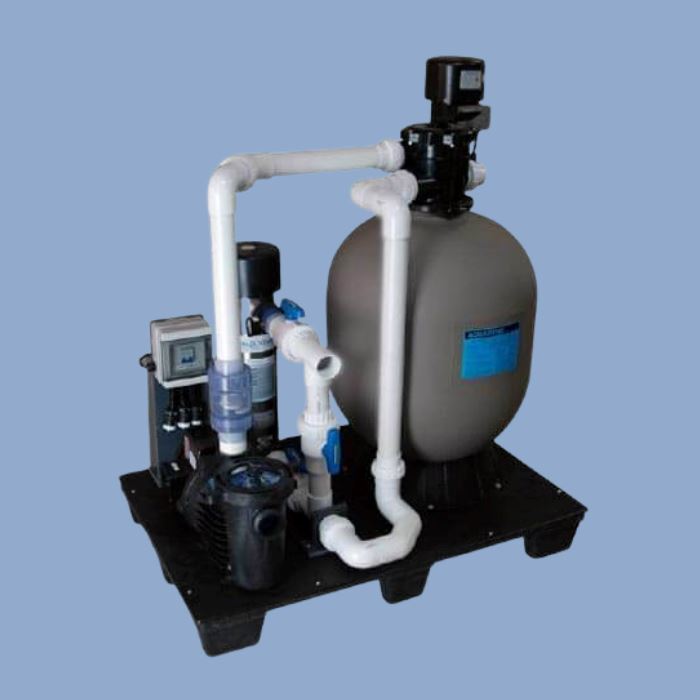 Aquadyne Plug & Play Mounted Filtration Systems 8000 for Freshwater All External Pumps AQUADYNE