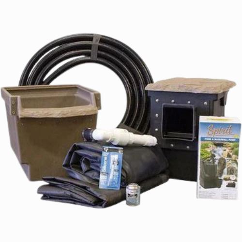 EasyPro MINI Pond Kit - Complete for 8' X 11' Pond Fountains & Ponds EasyPro