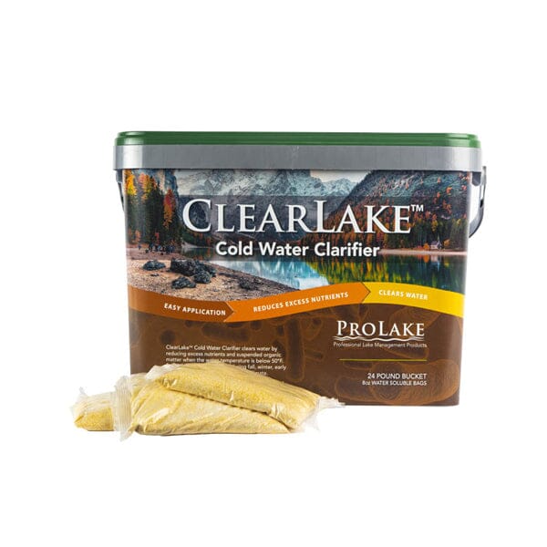ClearLake Cold Water Clarifier - Water Soluble Packets Lake Management ProLake ClearLake Pond and Lake Water Clarifier - 8 lbs.