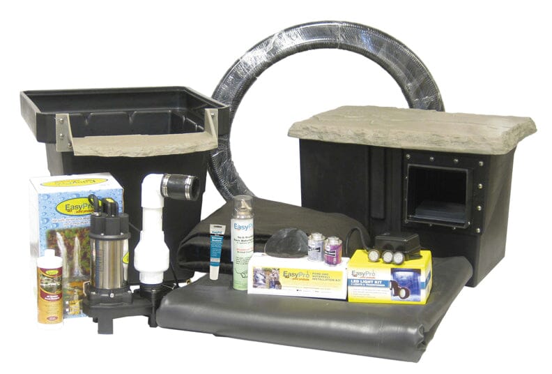EasyPro I MEDIUM Pond Kit - Complete for 16' X 21' Pond Fountains & Ponds EasyPro