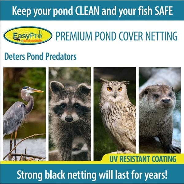 EasyPro Boxed Premium Pond Cover Netting - 100 ft. Rolls Water Garden Accessories EasyPro Pond