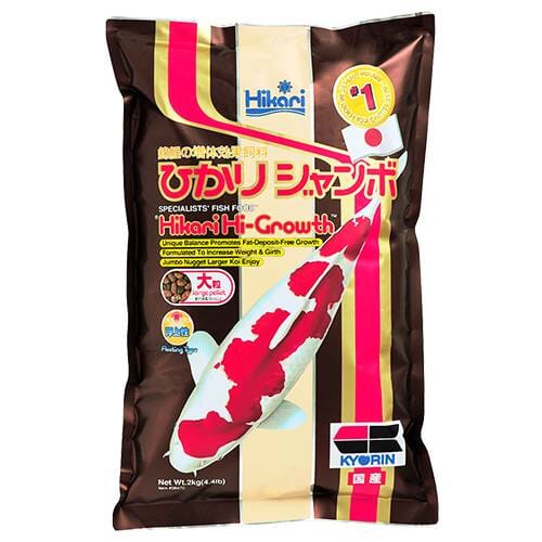 Hikari Hi-Growth Koi Food - Floating, Large Pellets, 4.4 lbs. Fish Supplies Hikari