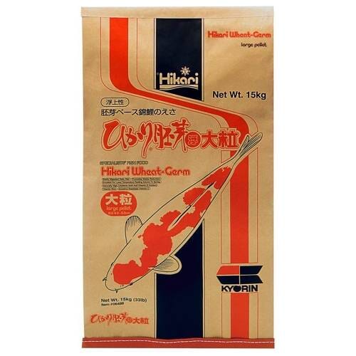 Hikari Wheat-Germ Koi Food - Floating, Large Pellet, 33 lbs. Fish Supplies Hikari