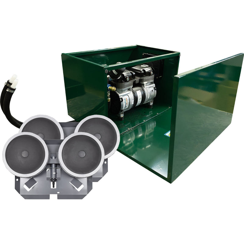 PA65ADP Sentinel Deluxe Aeration System for Ponds up to 2 Acres – Complete System Contains Stratus™ SRC 1/2hp Compressor with Sound Shield™, Deluxe 18" Cabinet and Two QS2 Diffusers product image