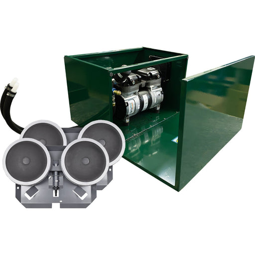 PA65ADP Sentinel Deluxe Aeration System for Ponds up to 2 Acres – Complete System Contains Stratus™ SRC 1/2hp Compressor with Sound Shield™, Deluxe 18" Cabinet and Two QS2 Diffusers product image