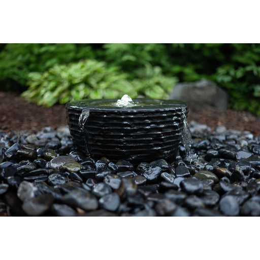 easypro1 - HBO16 – Tranquil Décor Infinity Bowl Basalt Fountain – 16″ Easy Pro 