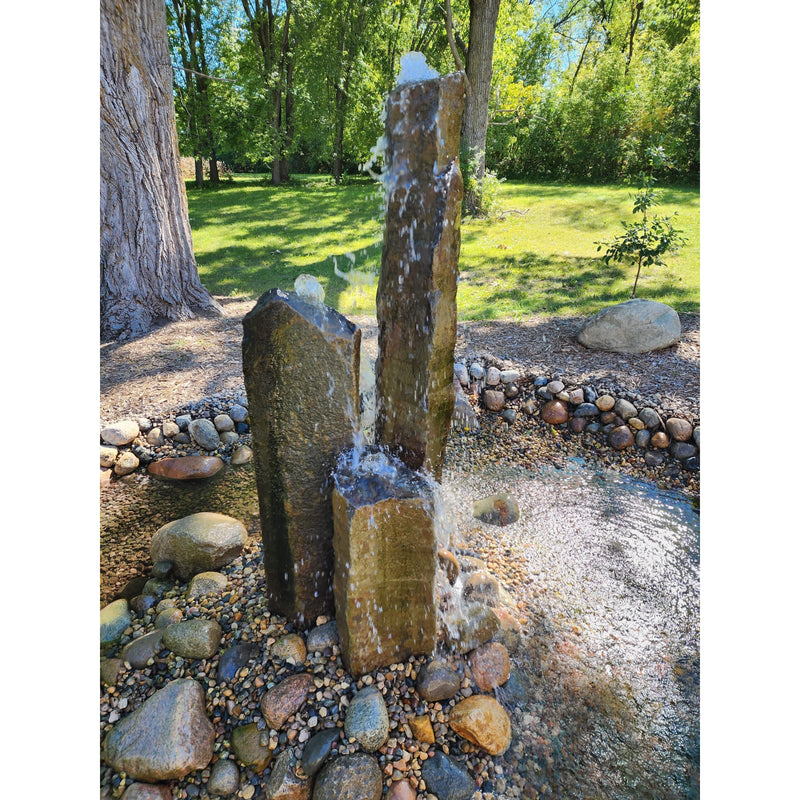 HBR3PKN Tranquil Décor Large Natural Top Basalt Fountains 3′, 5′, and 7′ product image