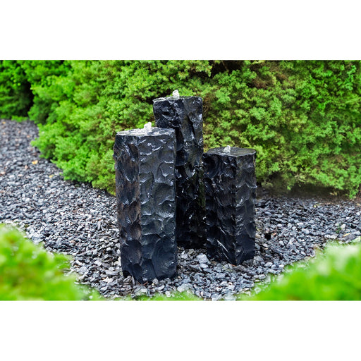 HBEB3C Tranquil Décor – Textured Midnight Basalt Fountain - Stones Only – 24″, 30″, and 36″ product image
