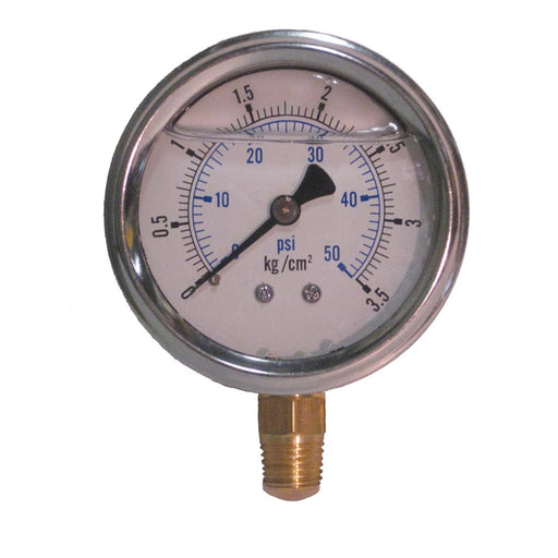G50L 0-50 PSI liquid filled gauge 1/4" npt product image