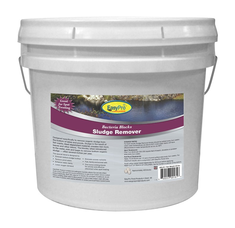 easypro1 - ABL25 Muck & Sludge Remover Blocks, 25lb pail