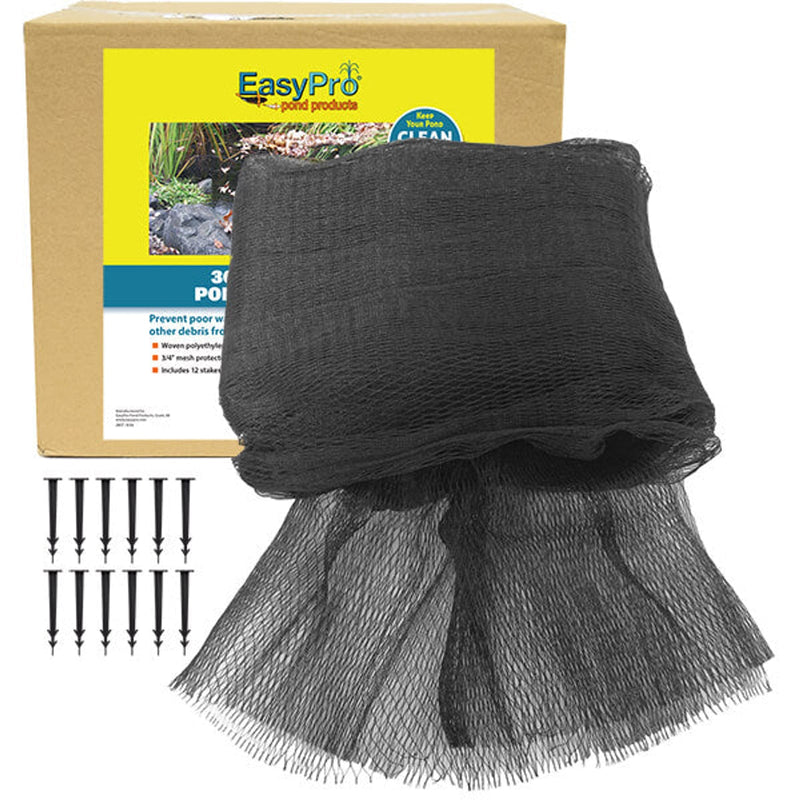 EasyPro 30' x 30' Prepackaged Premium Pond Cover Netting 3/4" - NP3030 product image